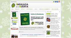 Desktop Screenshot of embajadadelahuerta.com